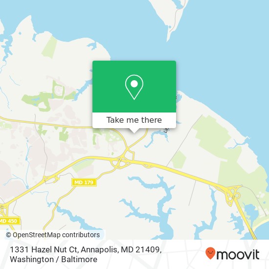 1331 Hazel Nut Ct, Annapolis, MD 21409 map