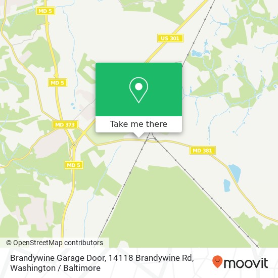 Brandywine Garage Door, 14118 Brandywine Rd map