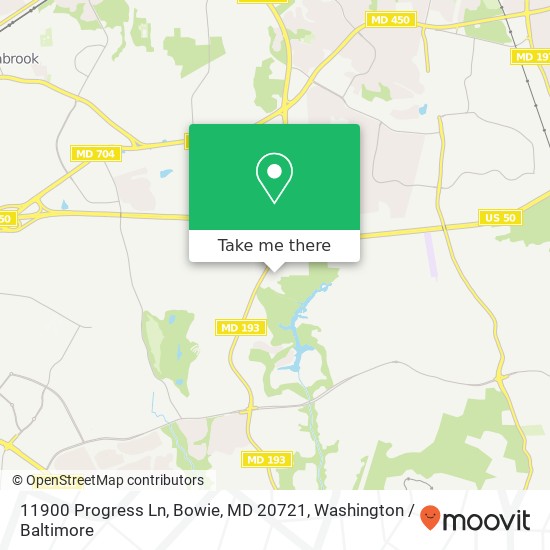 11900 Progress Ln, Bowie, MD 20721 map