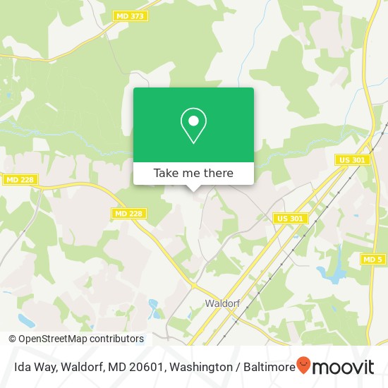 Ida Way, Waldorf, MD 20601 map