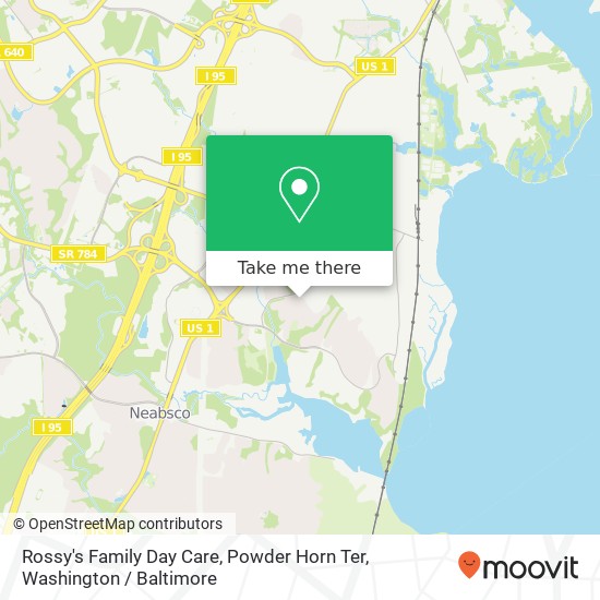 Rossy's Family Day Care, Powder Horn Ter map