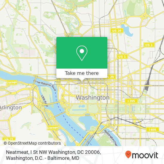 Neatmeat, I St NW Washington, DC 20006 map