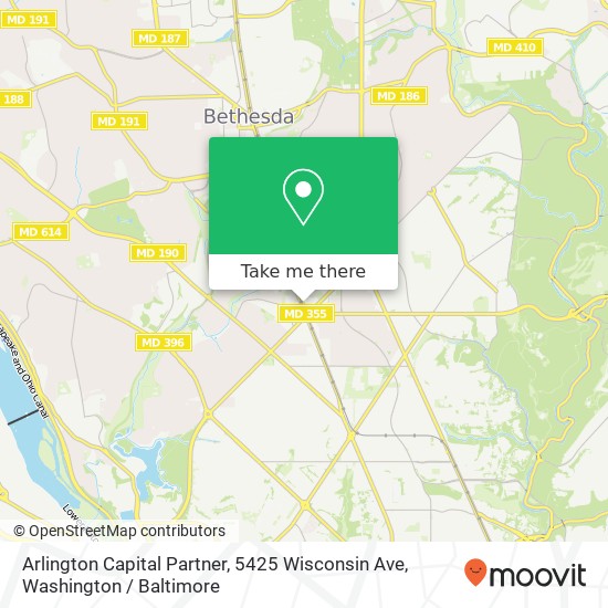 Arlington Capital Partner, 5425 Wisconsin Ave map