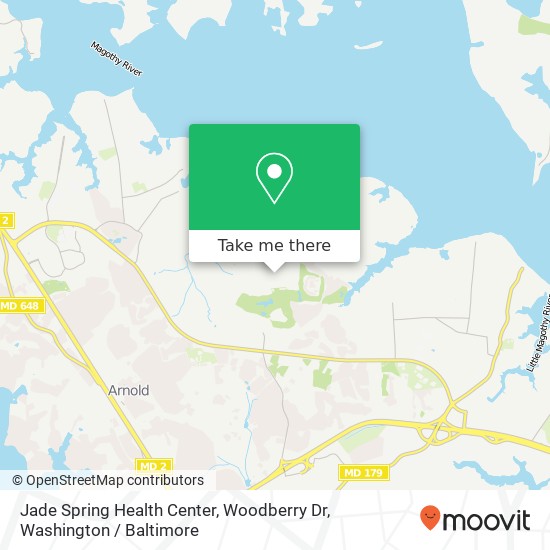 Jade Spring Health Center, Woodberry Dr map