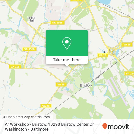 Ar Workshop - Bristow, 10290 Bristow Center Dr map