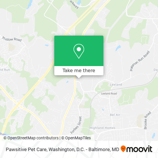 Pawsitive Pet Care map