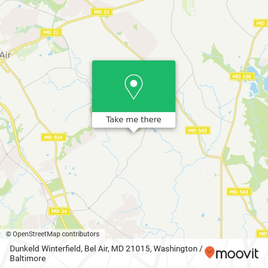 Dunkeld Winterfield, Bel Air, MD 21015 map