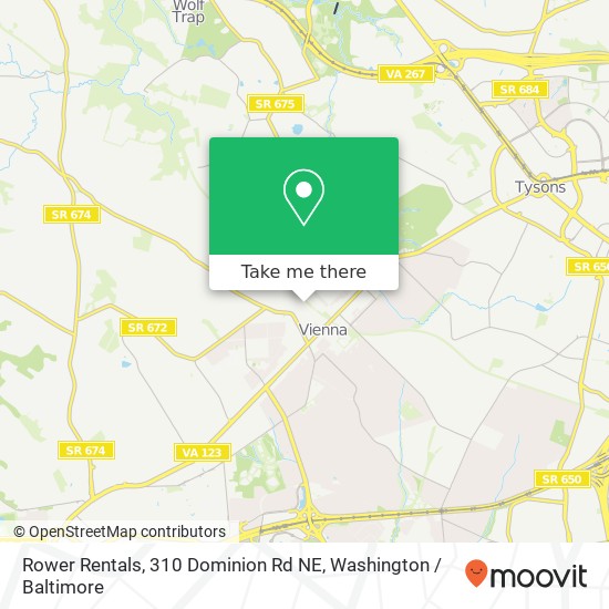 Rower Rentals, 310 Dominion Rd NE map