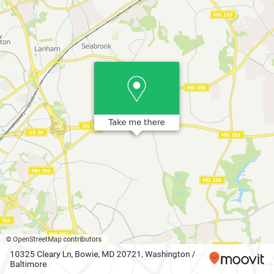 10325 Cleary Ln, Bowie, MD 20721 map