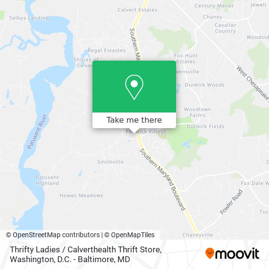Thrifty Ladies / Calverthealth Thrift Store map