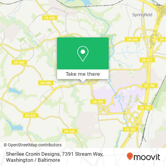 Sherilee Cronin Designs, 7391 Stream Way map