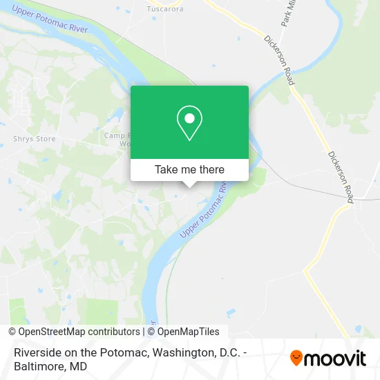 Riverside on the Potomac map