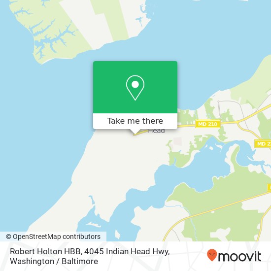 Robert Holton HBB, 4045 Indian Head Hwy map