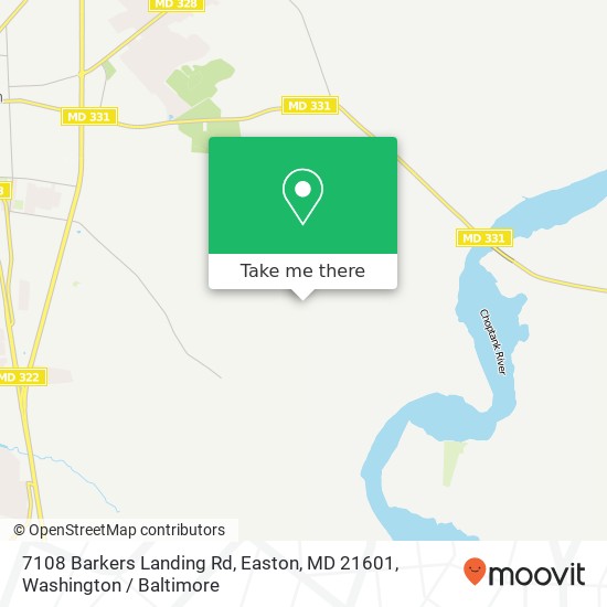 7108 Barkers Landing Rd, Easton, MD 21601 map
