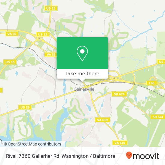Rival, 7360 Gallerher Rd map