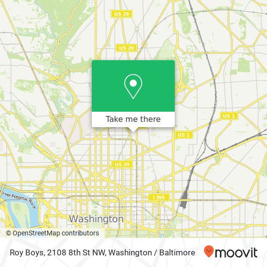 Roy Boys, 2108 8th St NW map