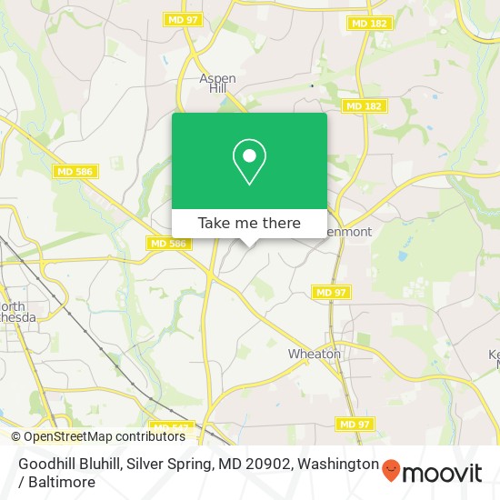 Goodhill Bluhill, Silver Spring, MD 20902 map