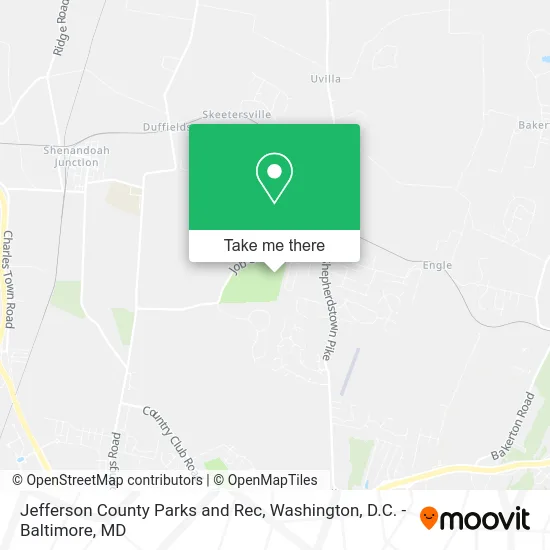 Jefferson County Parks and Rec map