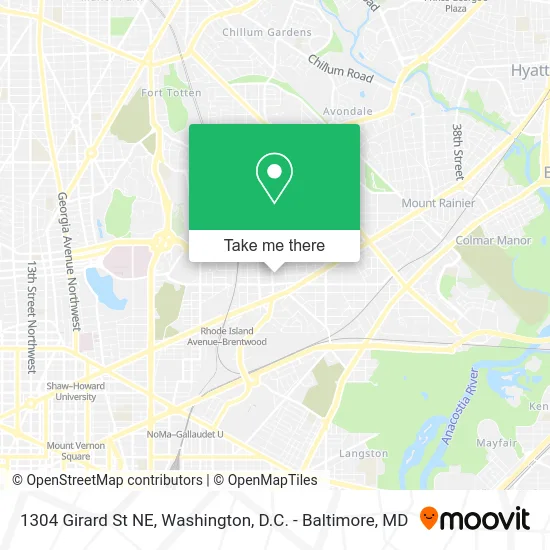 1304 Girard St NE map