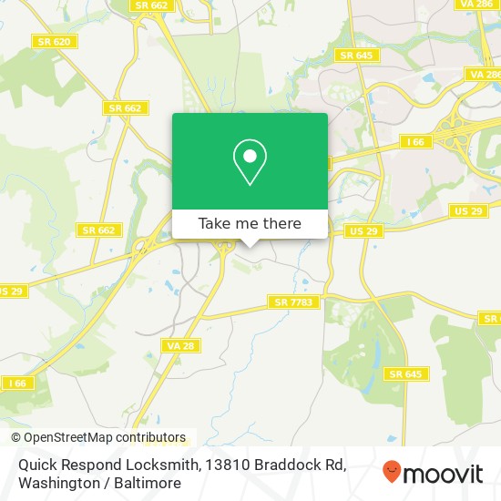 Quick Respond Locksmith, 13810 Braddock Rd map