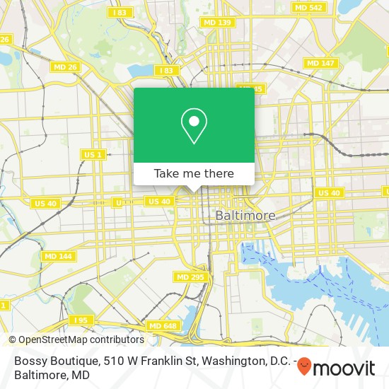 Bossy Boutique, 510 W Franklin St map