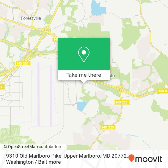 9310 Old Marlboro Pike, Upper Marlboro, MD 20772 map