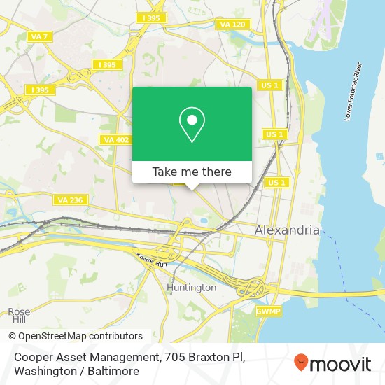 Cooper Asset Management, 705 Braxton Pl map