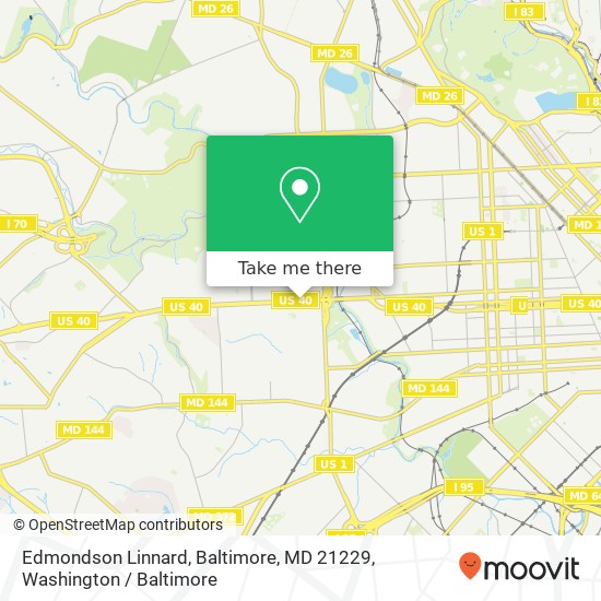 Edmondson Linnard, Baltimore, MD 21229 map