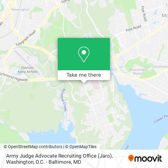 Mapa de Army Judge Advocate Recruiting Office (Jaro)