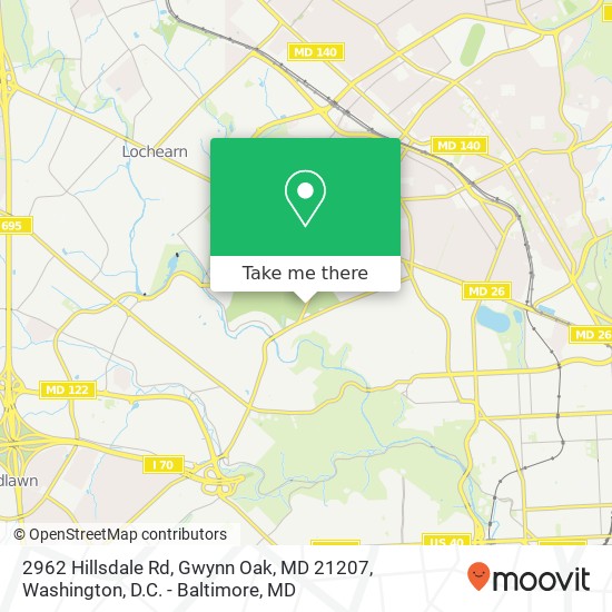 2962 Hillsdale Rd, Gwynn Oak, MD 21207 map