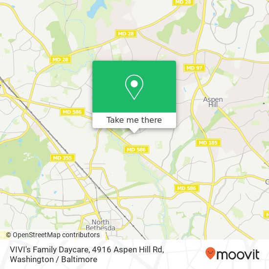 VIVI's Family Daycare, 4916 Aspen Hill Rd map