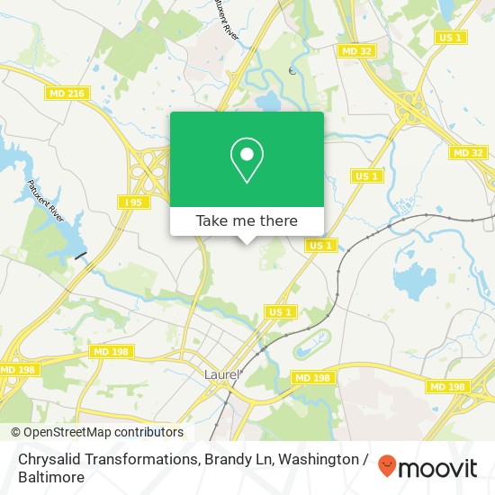 Chrysalid Transformations, Brandy Ln map