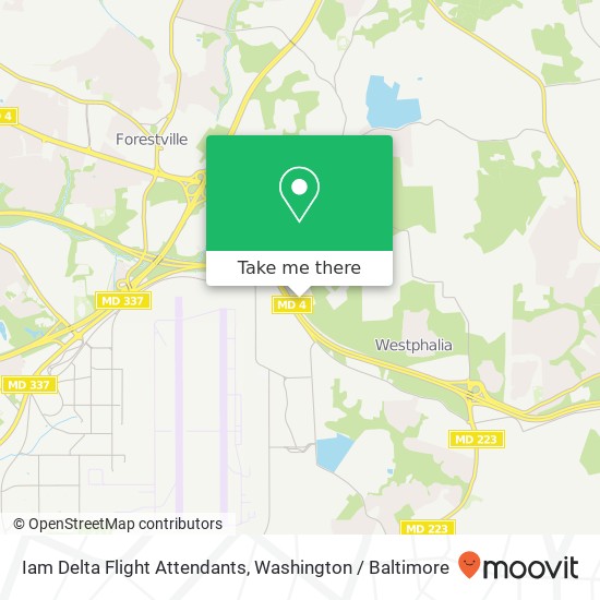 Iam Delta Flight Attendants map