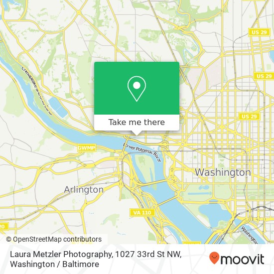 Mapa de Laura Metzler Photography, 1027 33rd St NW