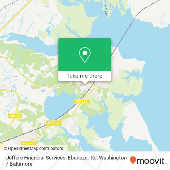Mapa de Jeffers Financial Services, Ebenezer Rd