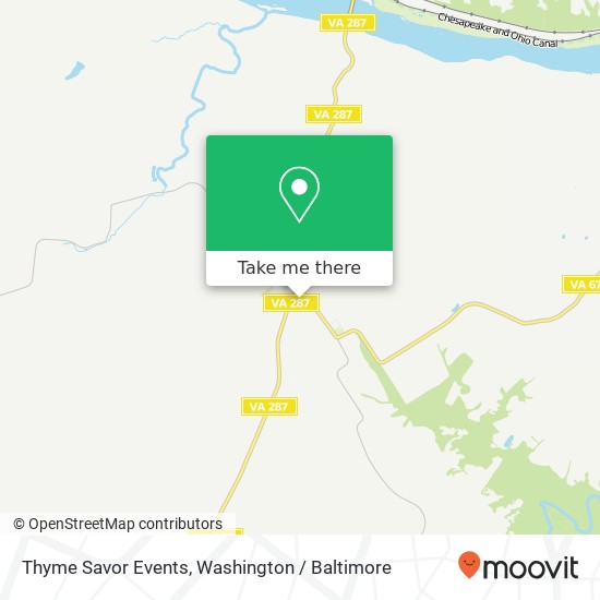 Thyme Savor Events map