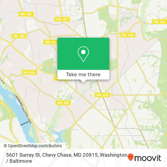 5601 Surrey St, Chevy Chase, MD 20815 map