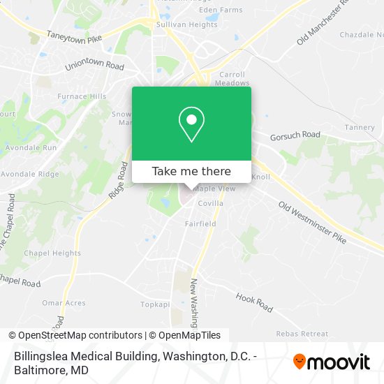 Mapa de Billingslea Medical Building