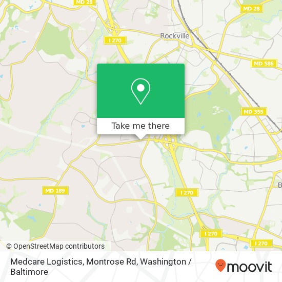 Medcare Logistics, Montrose Rd map