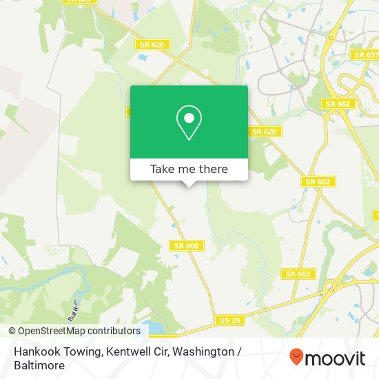 Hankook Towing, Kentwell Cir map