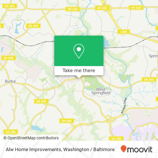 Alw Home Improvements map