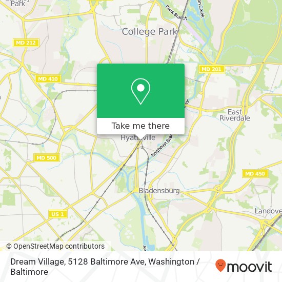 Dream Village, 5128 Baltimore Ave map