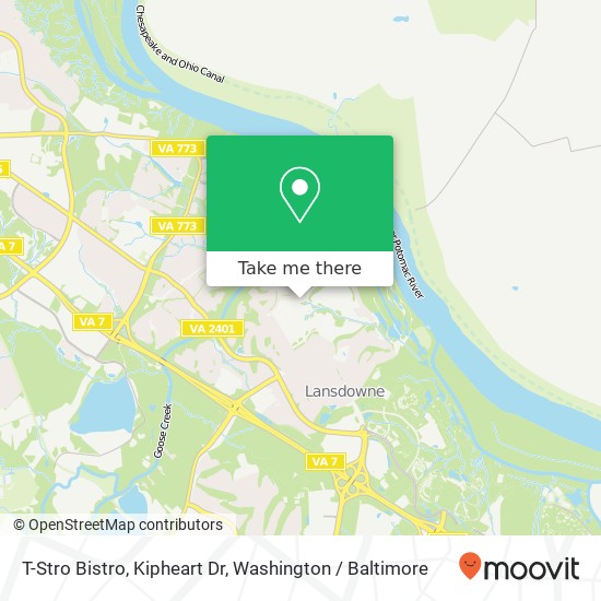 Mapa de T-Stro Bistro, Kipheart Dr