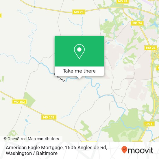 Mapa de American Eagle Mortgage, 1606 Angleside Rd