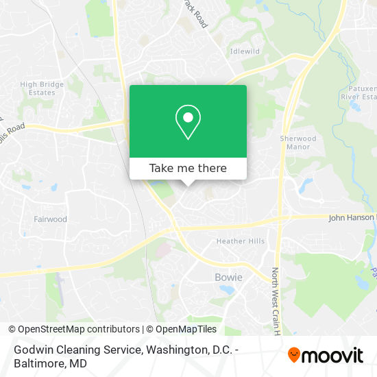 Godwin Cleaning Service map
