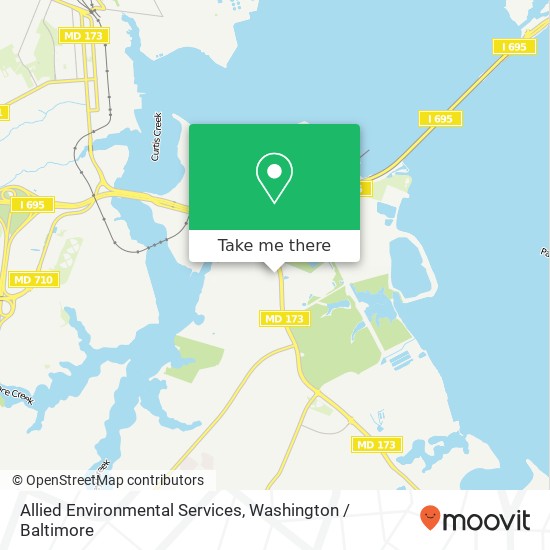 Mapa de Allied Environmental Services