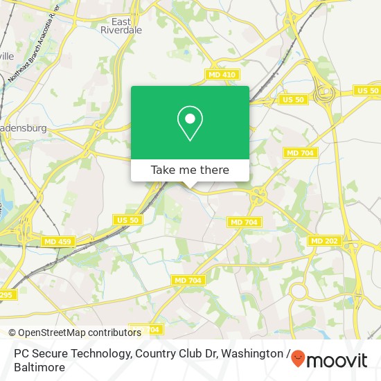 PC Secure Technology, Country Club Dr map