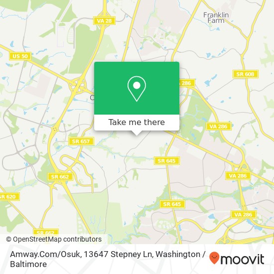 Mapa de Amway.Com / Osuk, 13647 Stepney Ln