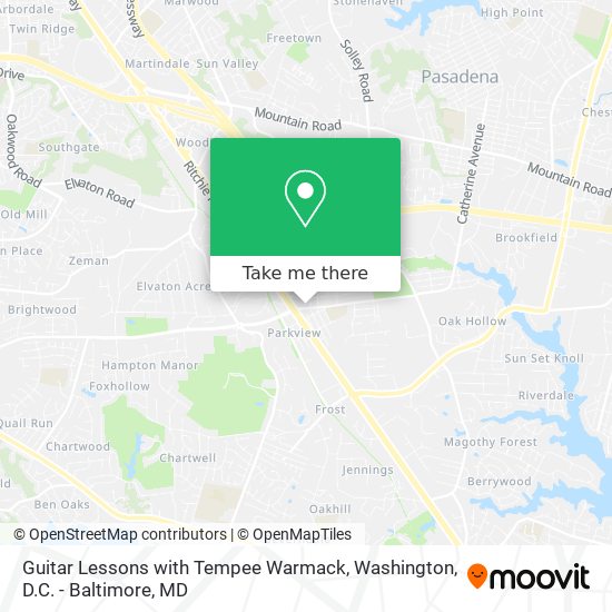 Guitar Lessons with Tempee Warmack map