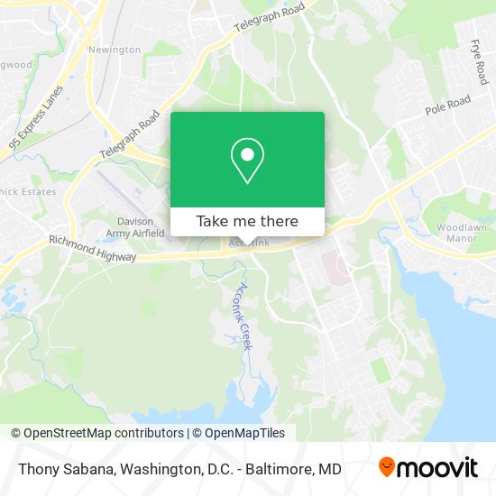 Thony Sabana map